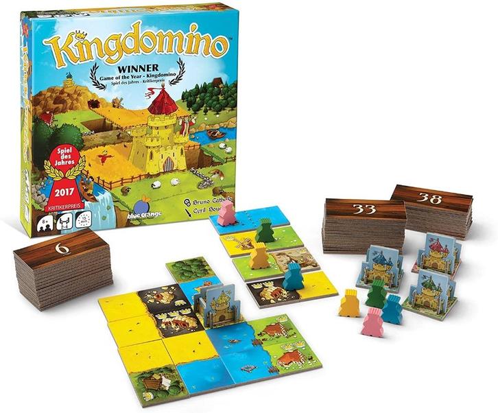 Kingdomino bordspel, Hobby en Vrije tijd, Gezelschapsspellen | Bordspellen, Gebruikt, Een of twee spelers, Drie of vier spelers