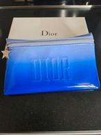 Pouch make up etui handtasje Dior in koningsblauw, Ophalen, Zo goed als nieuw, Dame