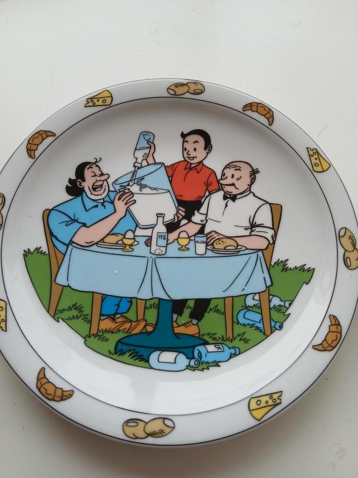 Suske en Wiske Borden - Set van 2, Huis en Inrichting, Keuken | Servies, Bord(en), Overige stijlen, Ophalen of Verzenden