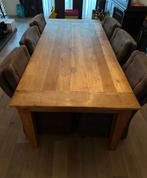 Eikenhouten tafel, Huis en Inrichting, Tafels | Eettafels, Ophalen, Gebruikt, 100 tot 150 cm, 200 cm of meer