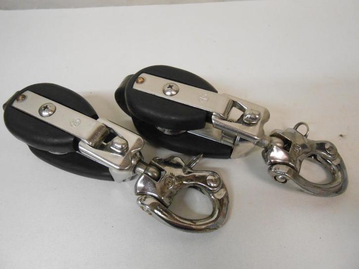 Merriman Bros, Snatchblok, Klapblok, snapsluiting, 12 mm, Watersport en Boten, Accessoires en Onderhoud, Gebruikt, Lijn of Blok