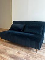 Pretty sofabed black and gold velvet, Ophalen of Verzenden, Zo goed als nieuw, Tweepersoons