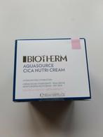 Biotherm Aquasource Cica Nutri Cream Droge Huid 50ML., Verzenden, Nieuw, Gehele gezicht, Verzorging