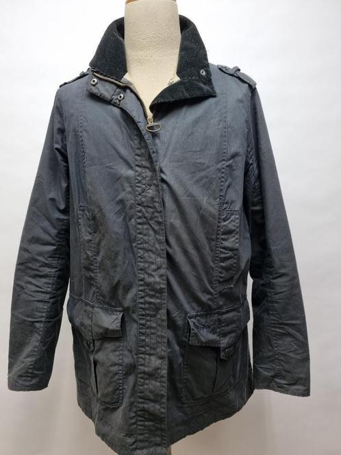 Barbour dames wax jas, maat 48, Kleding | Dames, Jassen | Winter, Zo goed als nieuw, Maat 42/44 (L), Blauw, Ophalen