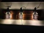 Mooie jack daniels wandlamp, Ophalen of Verzenden, Nieuw, Glas, Mancave