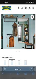 Nissedal ikea spiegel zwart, Huis en Inrichting, Woonaccessoires | Spiegels, Ophalen of Verzenden, Zo goed als nieuw, Rechthoekig