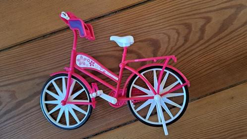Barbie fiets met kinderzitje, Kinderen en Baby's, Speelgoed | Poppen, Gebruikt, Barbie, Ophalen of Verzenden