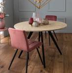 Ronde mango houten eettafel 120 cm ZGAN - So home, Ophalen, 100 tot 150 cm, Rond, Nieuw