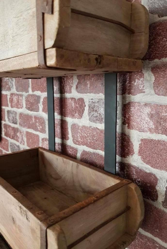 Stoere Steenmal Etagère Mooss - Wandrek/Plank, Huis en Inrichting, Woonaccessoires | Etagères, Nieuw, Ophalen of Verzenden