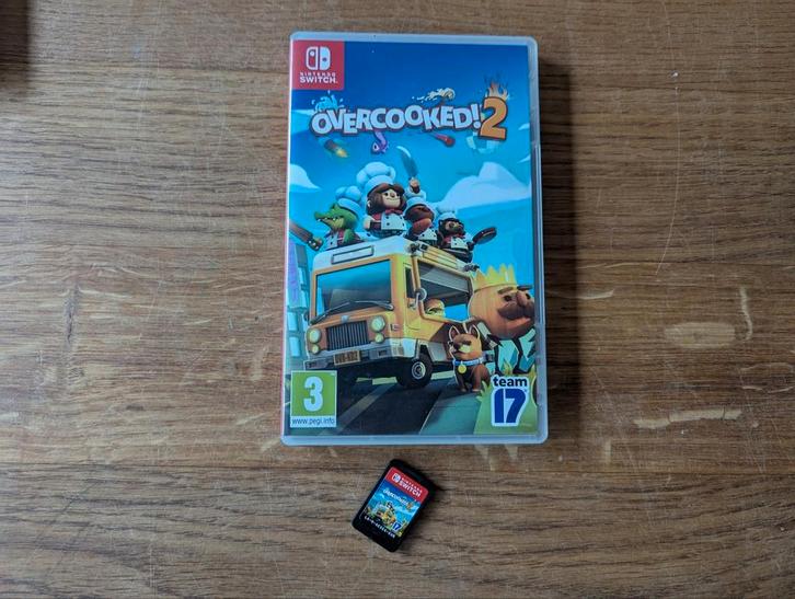 Overcooked! 2, Spelcomputers en Games, Games | Nintendo Switch, Zo goed als nieuw, Strategie en Constructie, 1 speler, Vanaf 3 jaar