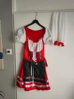 Tiroler jurkje L met kousen, Ophalen of Verzenden, Zo goed als nieuw, Carnaval