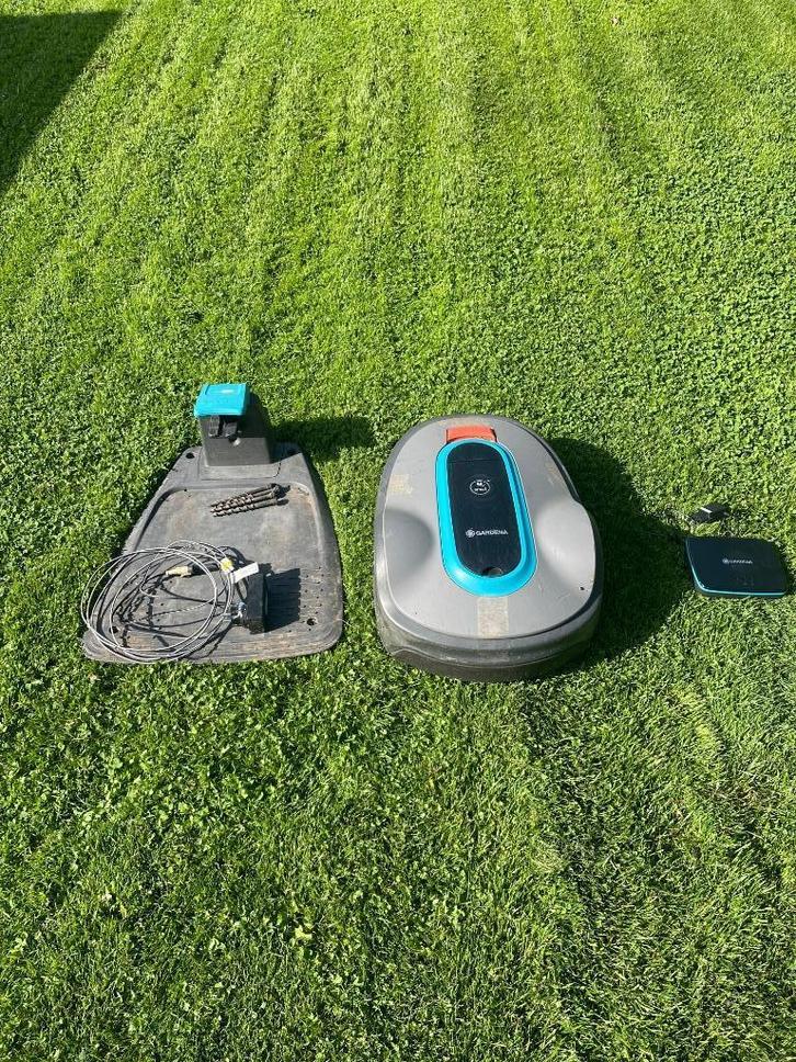 Robotmaaier Gardena smart SILENO life 1000 m², Tuin en Terras, Robotmaaiers, Gebruikt, 20 tot 25 cm, Bestuurbaar via app, Ophalen