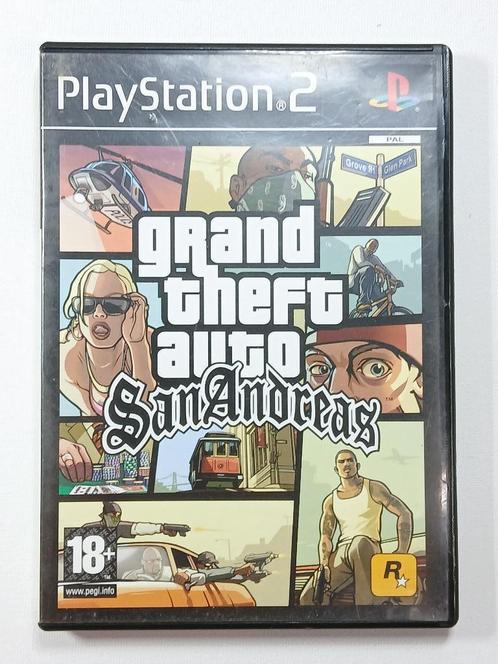 Grand Theft Auto: San Andreas - PlayStation 2 - PAL, Spelcomputers en Games, Games | Sony PlayStation 2, Zo goed als nieuw, Avontuur en Actie