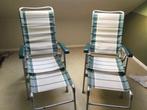 2 Dukdalf campingstoelen met inschuifbaar voetgedeelte, Ophalen, Zo goed als nieuw, Campingstoel