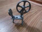 tinnen spinnewiel miniatuur, gemerkt artil 90%, Antiek en Kunst, Antiek | Tin, Verzenden