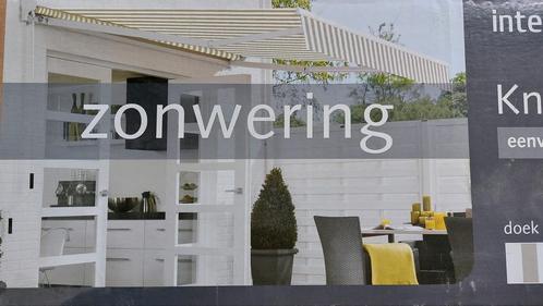Zonwering Knikarmscherm Overkapping Terras, Tuin en Terras, Zonneschermen, Nieuw, Knikarmscherm, Ophalen