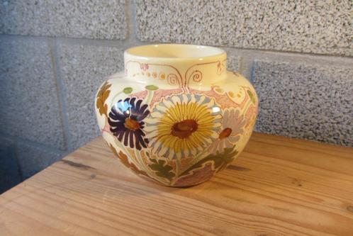 Cache-pot (plateel) van Ivora, Gouda, Antiek en Kunst, Antiek | Keramiek en Aardewerk, Ophalen of Verzenden