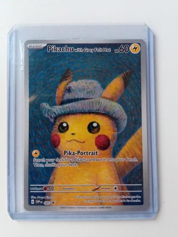 Pikachu kaart beschikbaar voor biedingen