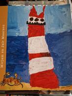 Boek - De vuurtoren met twee torens, Fictie algemeen, Marjan en jaïr maarsen, Nieuw, Ophalen of Verzenden