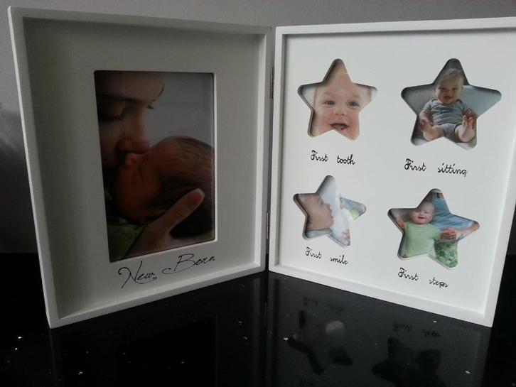 Fotolijstje voor babyfoto's van Prenatal, Audio, Tv en Foto, Fotografie | Fotolijsten, Zo goed als nieuw, Ophalen of Verzenden