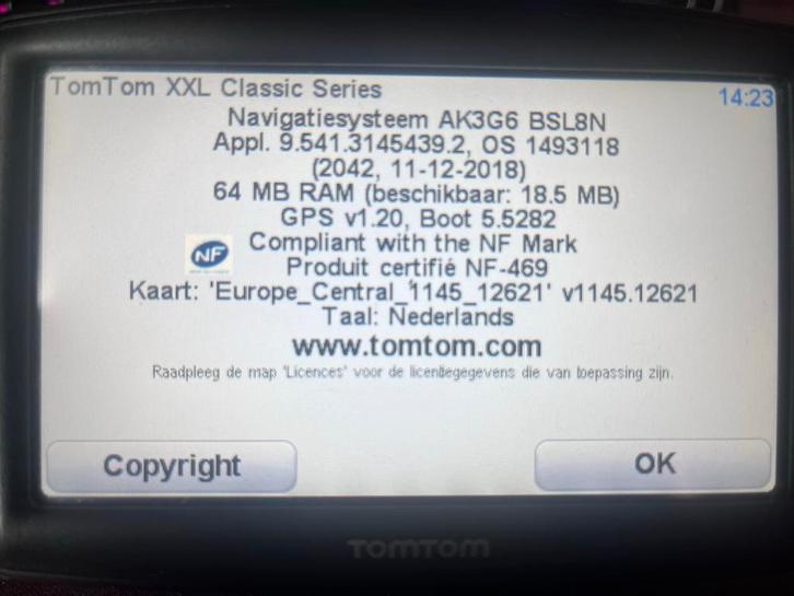 TomTom XXL Navigatiesysteem, Auto diversen, Autonavigatie, Gebruikt, Ophalen of Verzenden