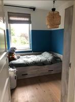 Kidsmill sem nautic grijs bedbank en kast, Ophalen, Gebruikt, Eenpersoons