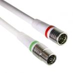 Aansluitsnoer F-male/IEC-Female, Verzenden, Nieuw, Minder dan 2 meter, Coaxiale kabel