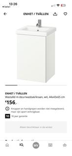 Nooit gebruikte Ikea Enhet wastafel meubel met pootjes, Huis en Inrichting, Ophalen, Minder dan 50 cm, Nieuw, Minder dan 100 cm