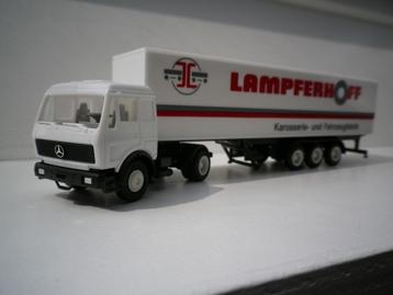 Herpa Mercedes ng trailer Lampferhof Karosserie. beschikbaar voor biedingen
