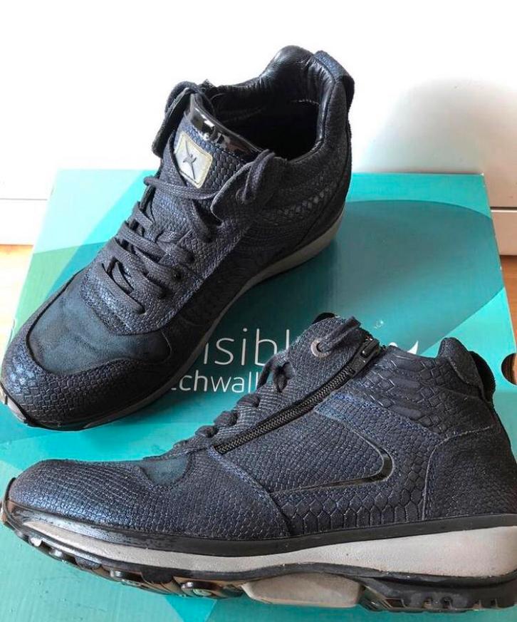 Xsensible Leer Strechwalker Blauw Filly Veter Rits 38 H, Kleding | Dames, Schoenen, Zo goed als nieuw, Sneakers of Gympen, Blauw