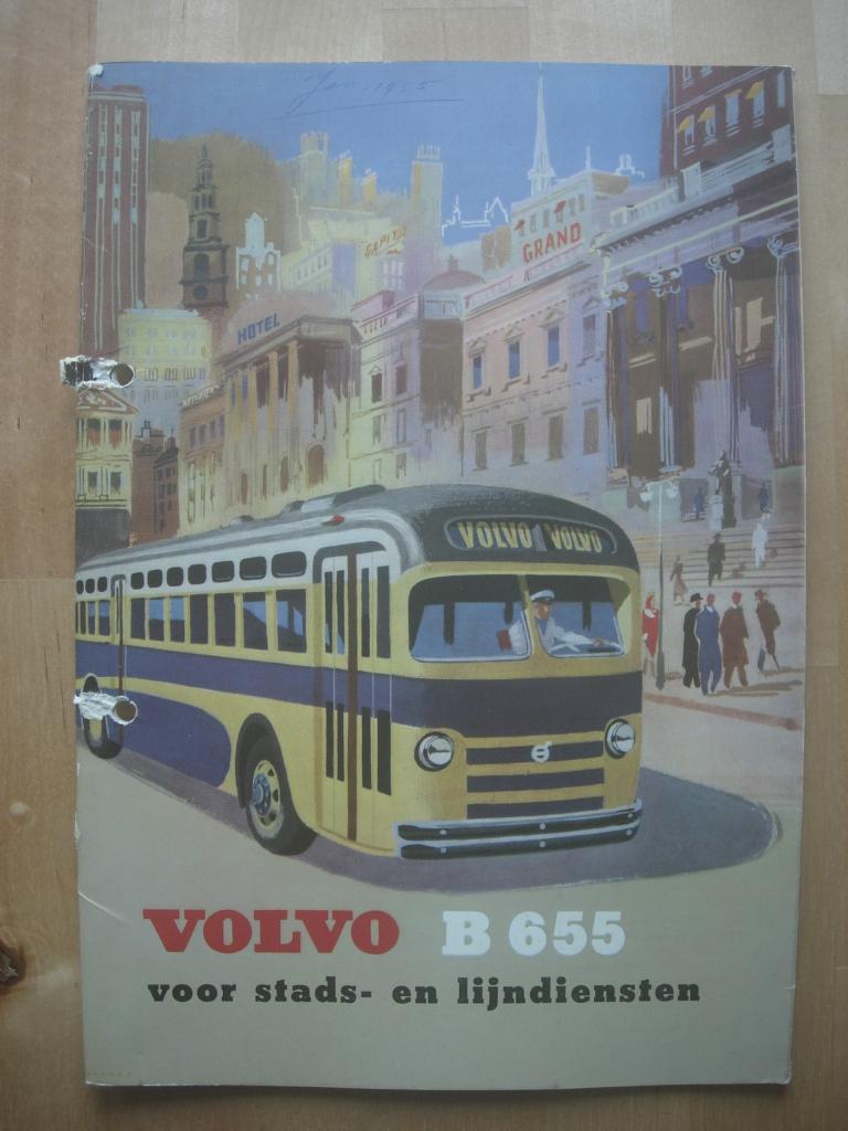 Volvo B655 Bus Brochure 1955 – NL – Stadsbus Lijnbus, Volvo, Volvo, Ophalen, Gelezen