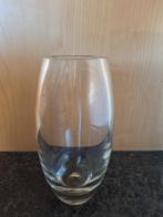 Prachtige glazen vaas met dikke wand en bodem 20 cm hoog, Gebruikt, Overige kleuren, Ophalen of Verzenden, Glas