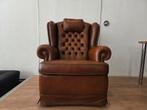 Klassieke Chesterfield Fauteuil - Mol & Geurts, Gebruikt, Chesterfield, Ophalen of Verzenden, 75 tot 100 cm