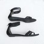 Tamaris: zwarte dames sandaal met sleehak (maat 40), Gedragen, Sandalen of Muiltjes, Ophalen of Verzenden, Zwart