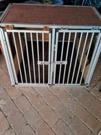 Dubbele bench voor in de auto  voor middelgrote honden, Ophalen, Gebruikt