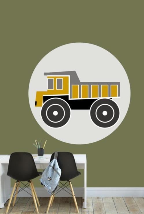 Muursticker Sticker Cirkel Kiepwagen Oker Designed4Kids, Kinderen en Baby's, Kinderkamer | Inrichting en Decoratie, Nieuw, Wanddecoratie