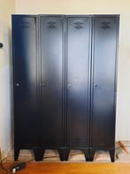 Vier originele vintage lockers, Huis en Inrichting, Kasten | Lockerkasten, Ophalen, Gebruikt, Industrieel