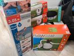 Bestway zwembad rond + toebehoren, Ophalen, Zo goed als nieuw, Afdekzeil