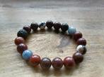 Nieuwe zelfgemaakte armband met natuurstenen kralen, Sieraden, Tassen en Uiterlijk, Armbanden, Ophalen of Verzenden, Nieuw, Overige kleuren