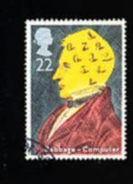 ENGELAND RONDSTEMPEL, Verzenden, Gestempeld