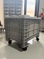 Verrijdbare palletbox 1200x800x950 mm met 2 geremde wielen, Doe-het-zelf en Verbouw, Kratten en Dozen, Ophalen, 100 cm of meer