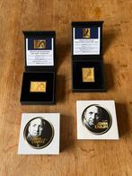 Gouden postzegel Johan Cruijff set, Ophalen of Verzenden, Postfris