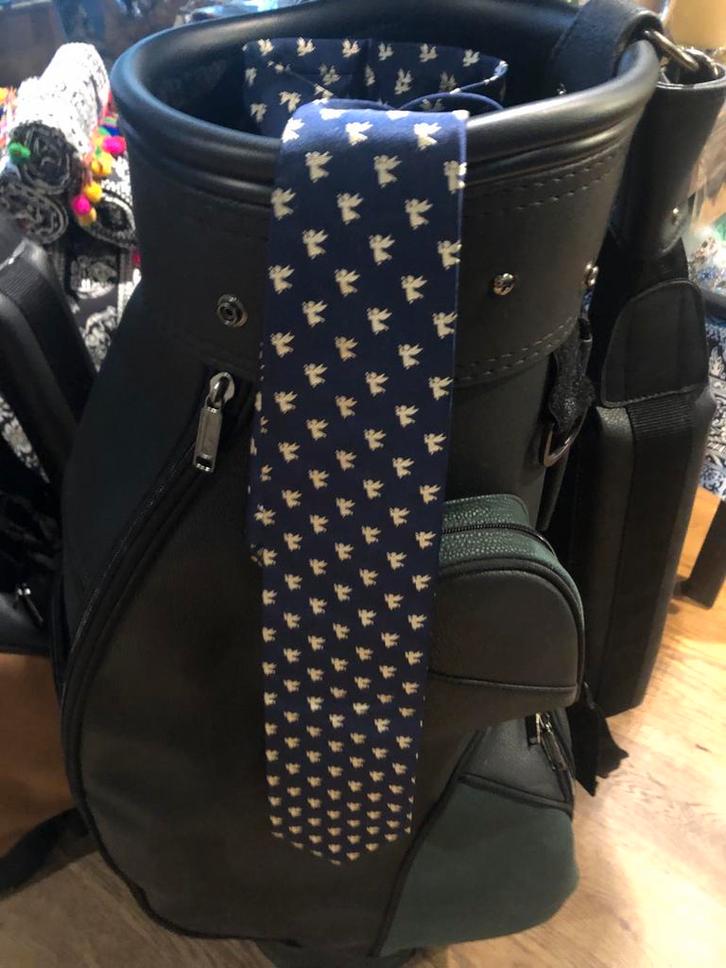 Stropdassen met engeltjes - Kerst, Kleding | Heren, Stropdassen, Nieuw, Met patroon, Blauw, Ophalen of Verzenden