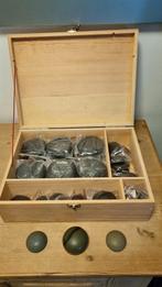 Hotstones ruim 50 ongebruikt in mooi blank houten kistje., Ophalen, Nieuw
