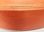 Keperband 40mm, kleur Donker Oranje, 5 meter, Hobby en Vrije tijd, Ophalen of Verzenden, Nieuw, Lint, Band of Elastiek