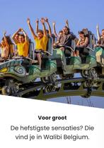 3 kaarten Walibi België voor 14 juli 2025, Tickets en Kaartjes, Drie personen of meer, Ticket of Toegangskaart