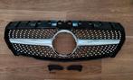 Diamond grill voor Mercedes-Benz CLA W117 Hoogglans zilver, Auto diversen, Tuning en Styling, Ophalen of Verzenden