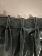 Groene velours overgordijnen, Huis en Inrichting, Ophalen of Verzenden, Zo goed als nieuw