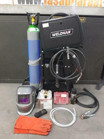 Compleet pakket! weldkar mig 2125 230v nieuw garantie! beschikbaar voor biedingen