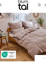Blumtal Iven Dekbedovertrek Set - Taupe - 135x200, Eenpersoons, Beige, Dekbedovertrek, Nieuw